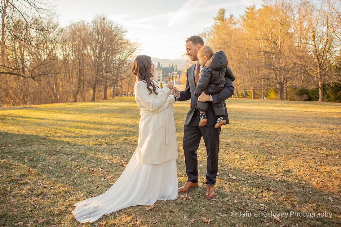 Sunset Elopement Photos Asheville