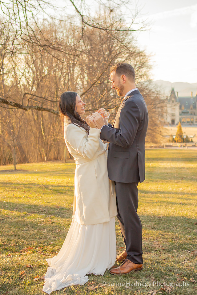 Sunset Elopement Photos Asheville