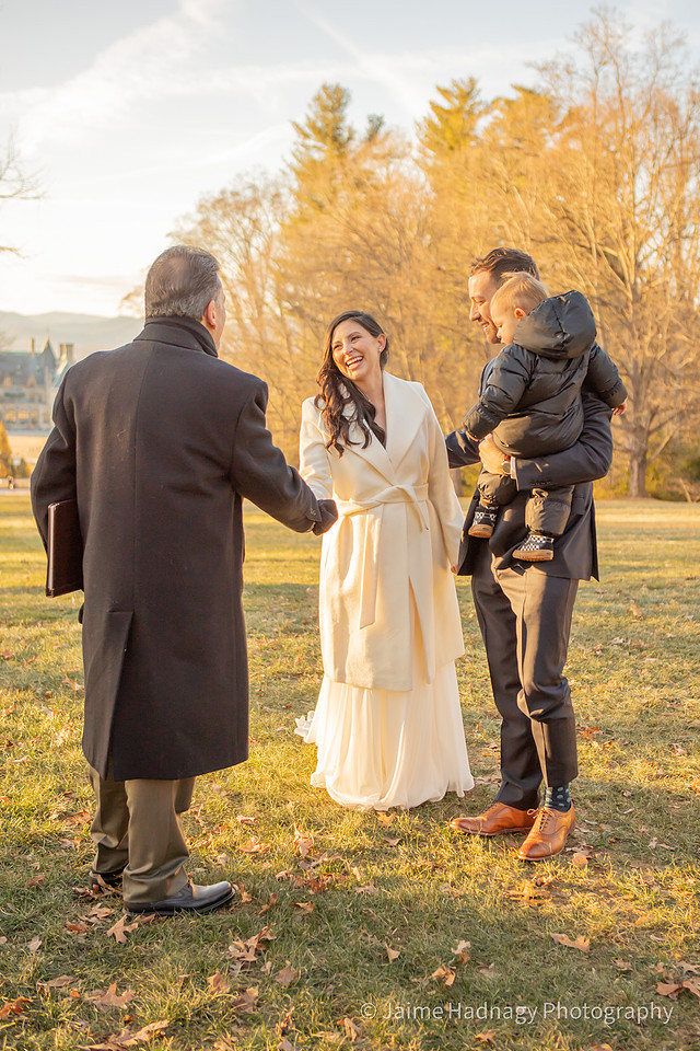Sunset Elopement Photos Asheville