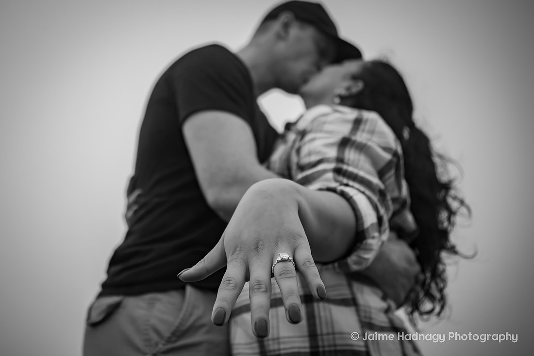 Getting Engaged on a Hike in the Fog in the Mountains of Western North Carolina | Asheville Hiking Proposal Photographer