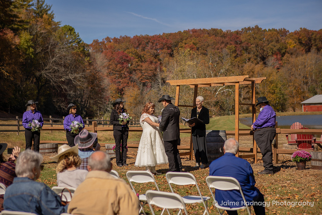 Country Western Destination Wedding Western North Carolina Mountains | Asheville Elopement Photographer