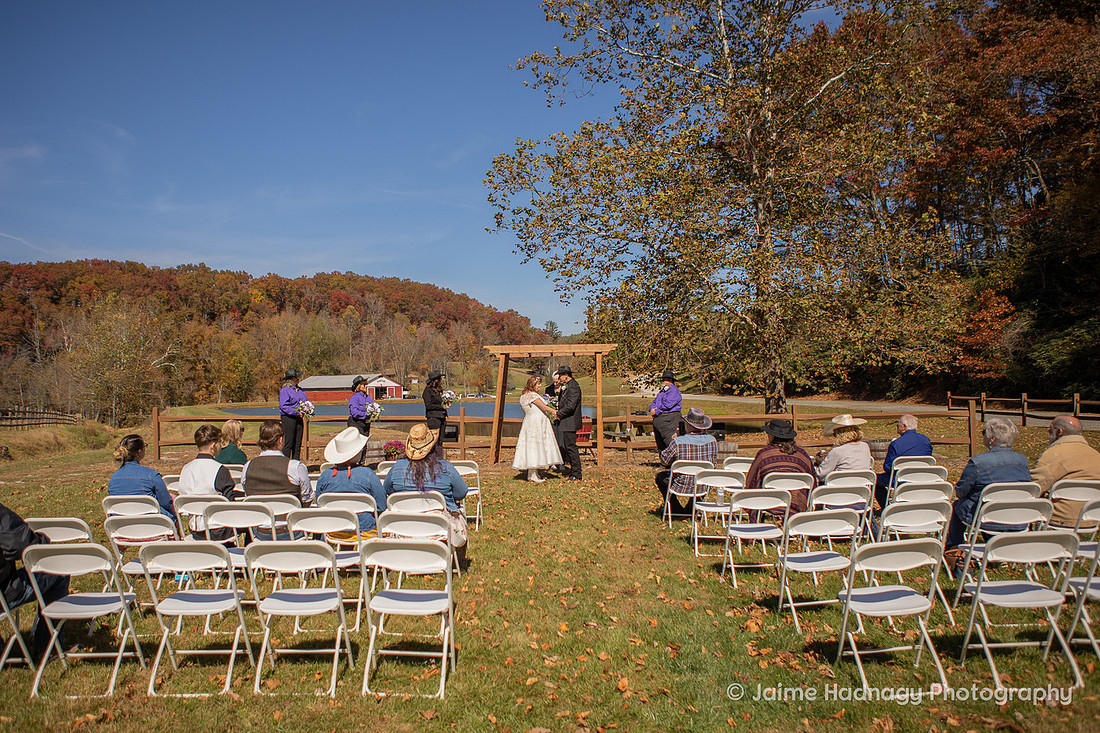 Country Western Destination Wedding Western North Carolina Mountains | Asheville Elopement Photographer