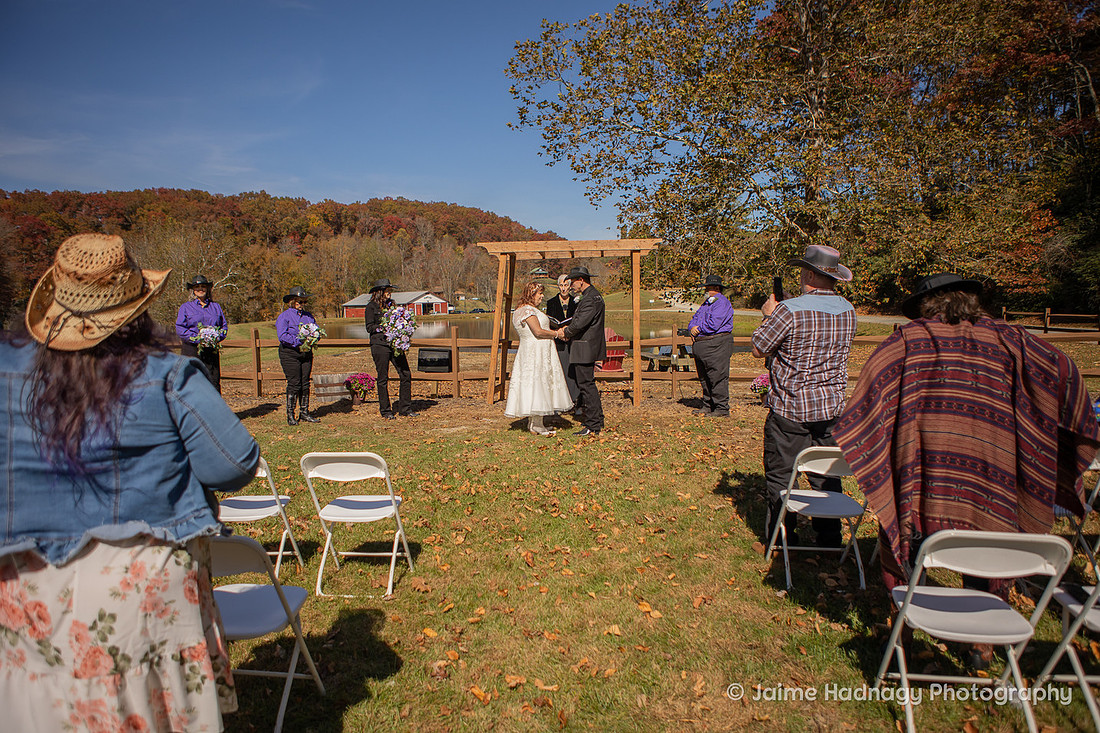 Wedding at Springmaid Mountain in Spruce Pine | NC Elopement Photogapher