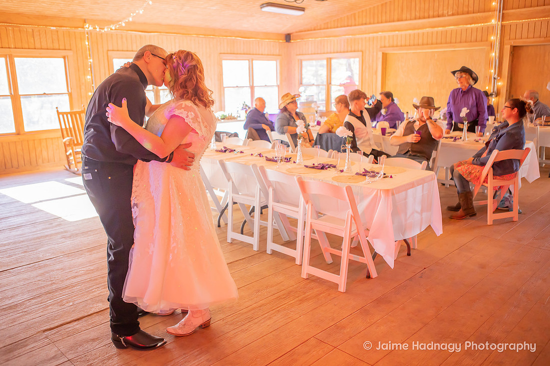 Wedding Reception Photos at Springmaid Mountain Spruce Pine | WNC Elopement Photographer