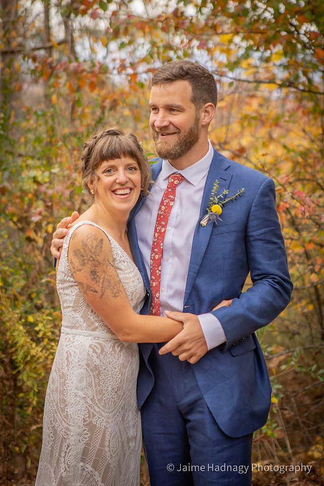 First Look Wedding Photos Outdoors | Asheville Elopement Photographer