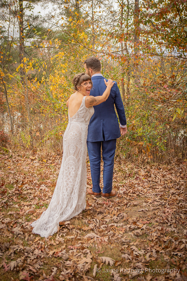 First Look Wedding Photos Outdoors | Asheville Elopement Photographer