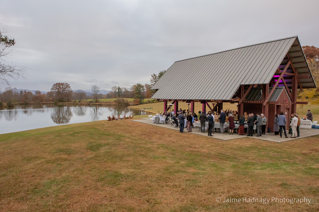 Indoor Outdoor Wedding Reception Photos at Innisfree Farm Hendersonville | Asheville Photographer