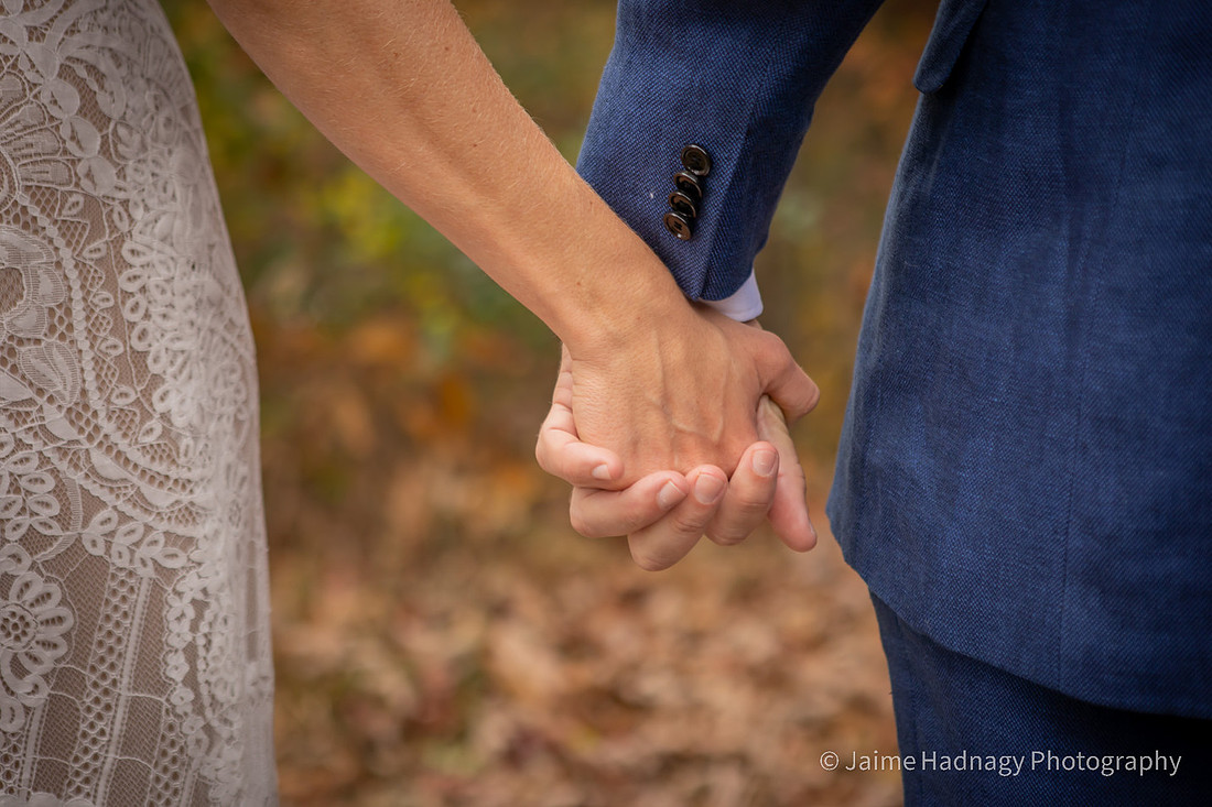 First Look Wedding Photos Outdoors | Asheville Elopement Photographer