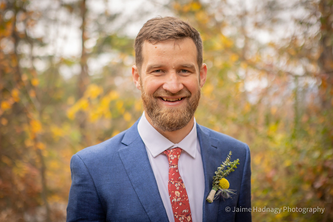 First Look Wedding Photos Outdoors | Asheville Elopement Photographer
