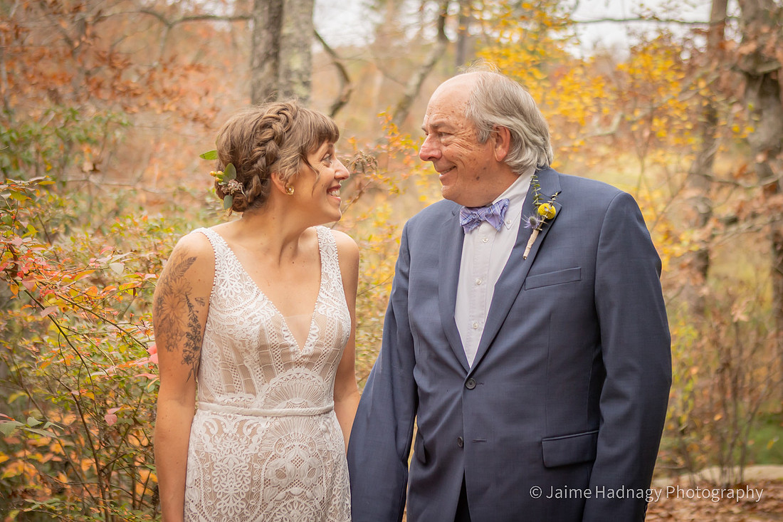 First Look Wedding Photos Outdoors | Asheville Elopement Photographer