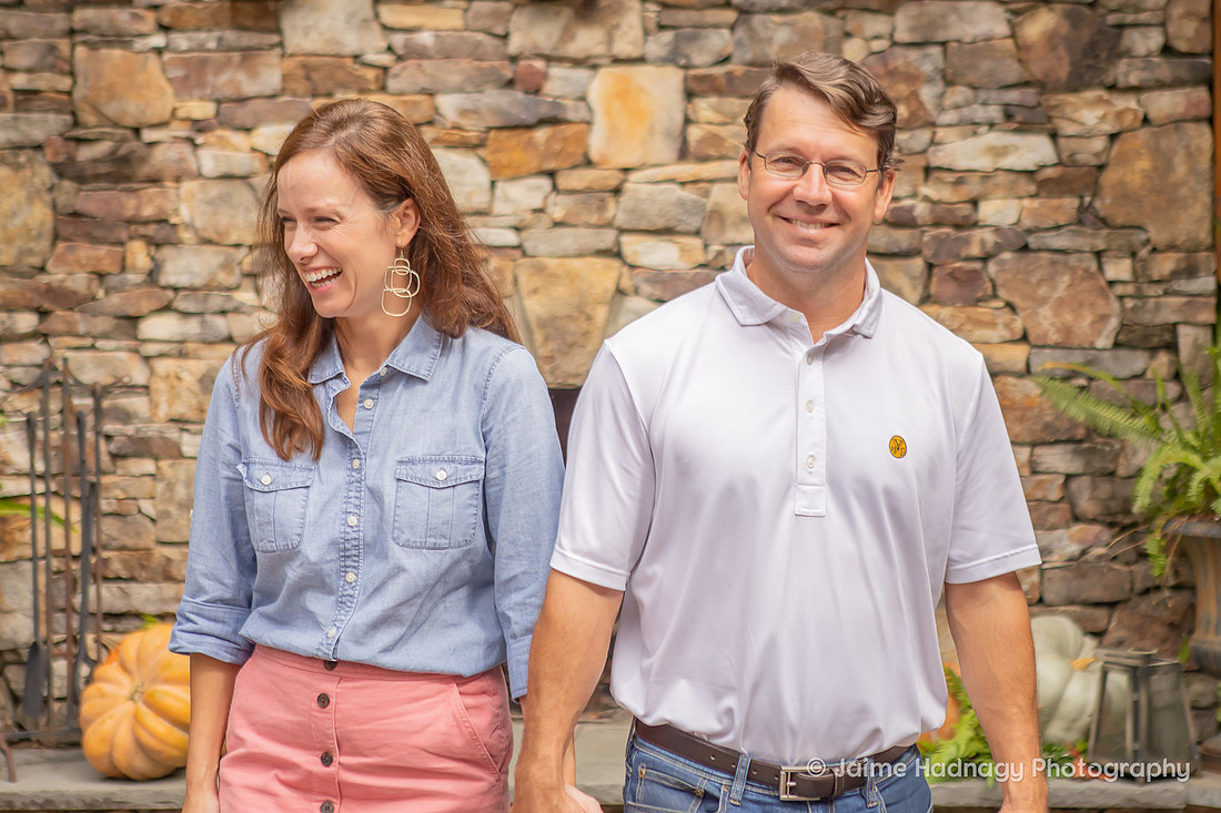 Family Photos in Grandma's Garden | Asheville Photographer