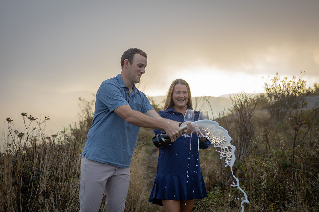 Engagement Photos at Black Balsam Western NC Photographer