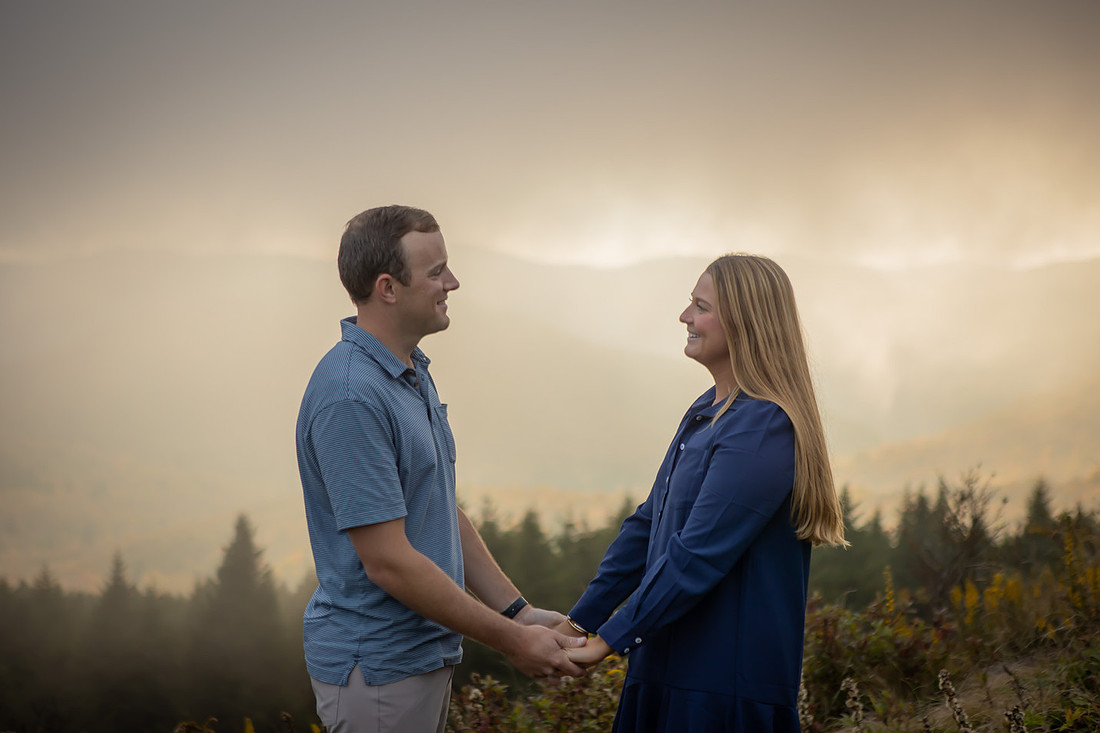 Engagement Photos at Black Balsam Western NC Photographer