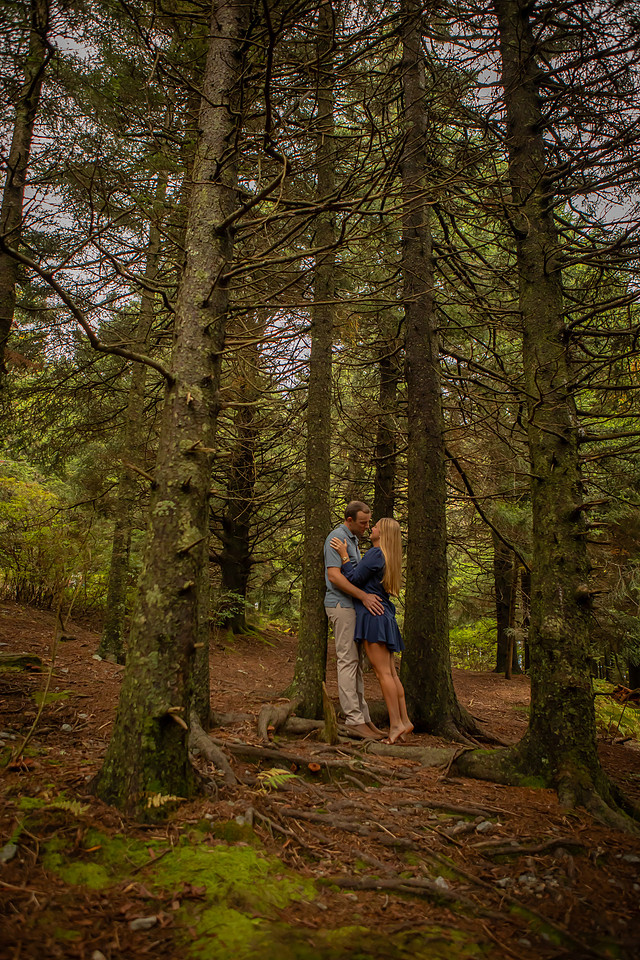 Engagement Photos at Black Balsam Western NC Photographer
