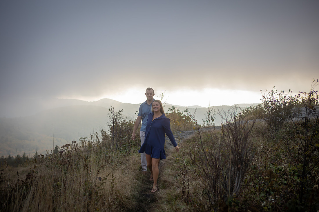 Engagement Photos at Black Balsam Western NC Photographer