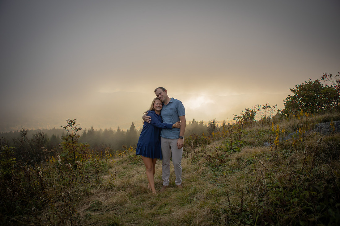 Engagement Photos at Black Balsam Western NC Photographer