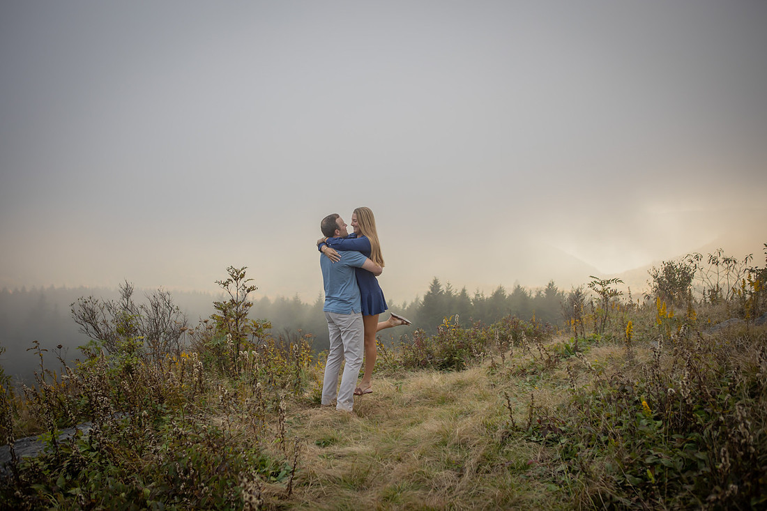 Dreamy Engagement Photos in the Mountains | Asheville Couples Photographer in Nature