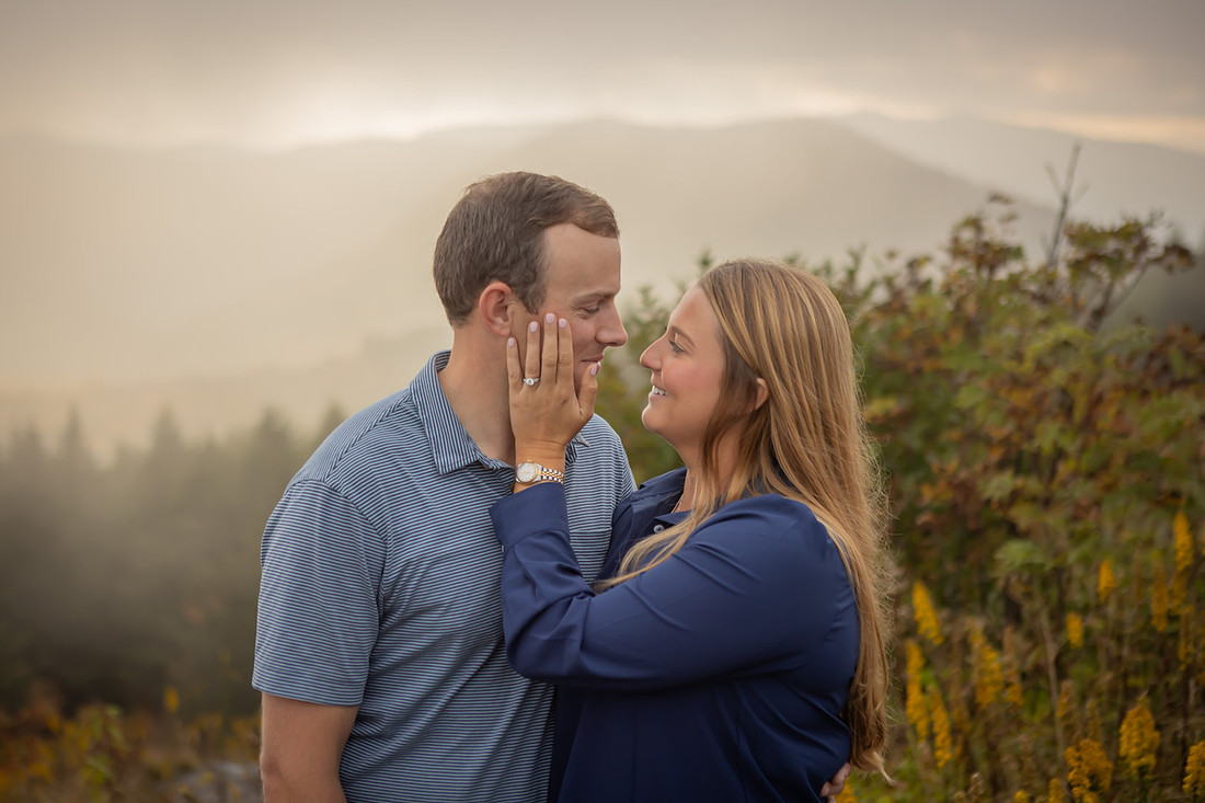 Dreamy Engagement Photos in the Mountains | Asheville Couples Photographer in Nature