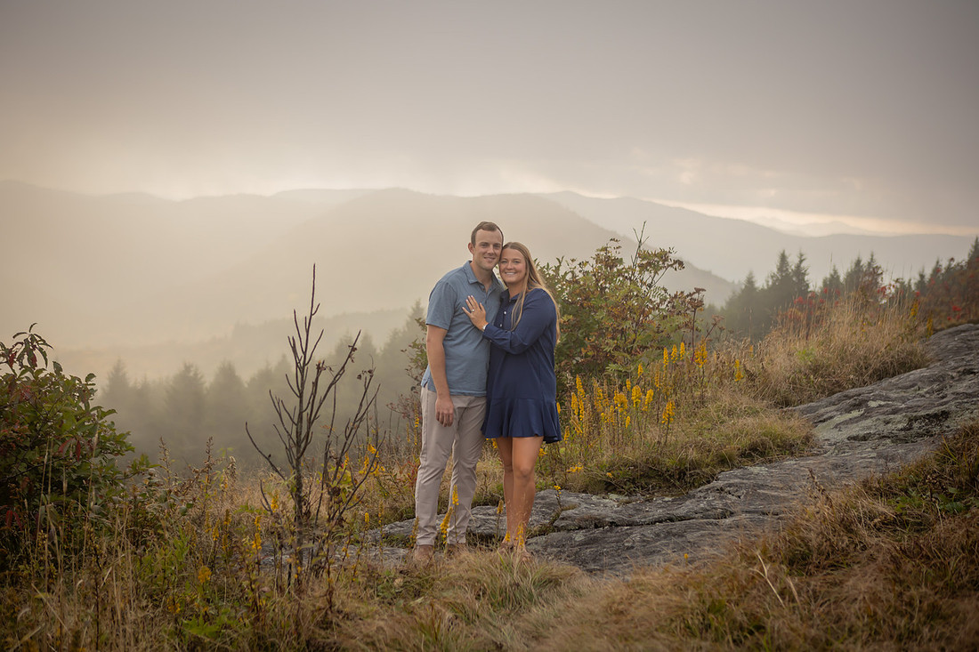 Dreamy Engagement Photos in the Mountains | Asheville Couples Photographer in Nature