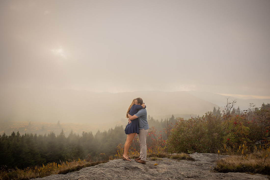 Dreamy Engagement Photos in the Mountains | Asheville Couples Photographer in Nature