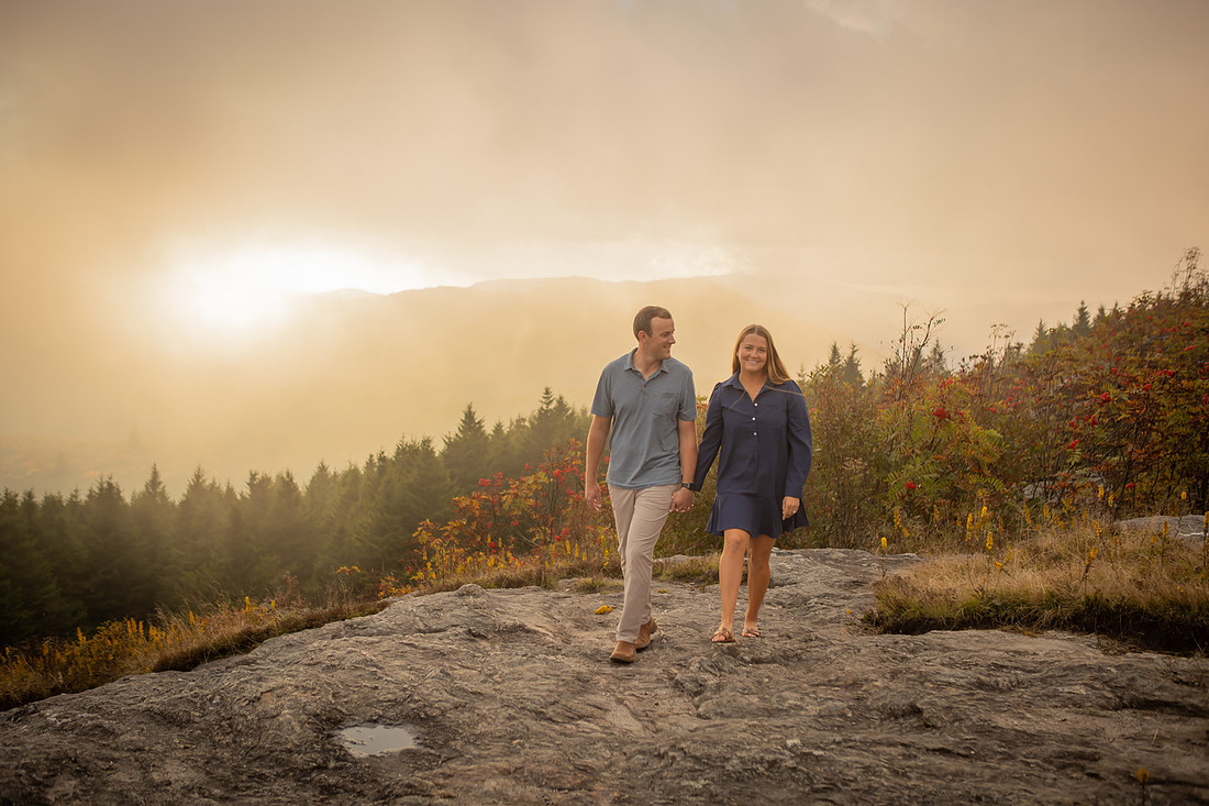 Dreamy Engagement Photos in the Mountains | Asheville Couples Photographer in Nature