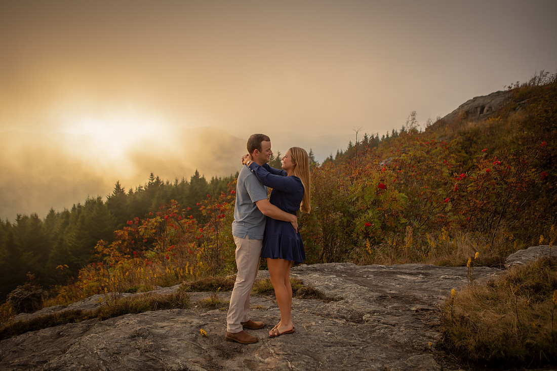 Black Balsam Engagement Photos | Asheville Photographer