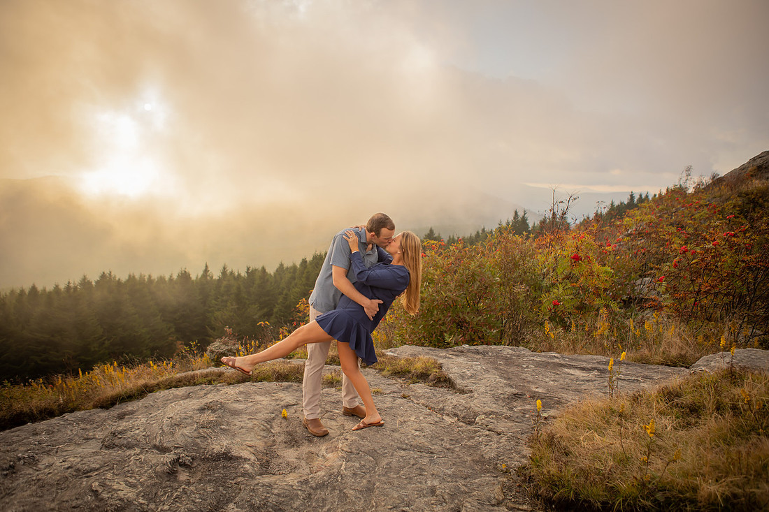 Black Balsam Engagement Photos | Asheville Photographer