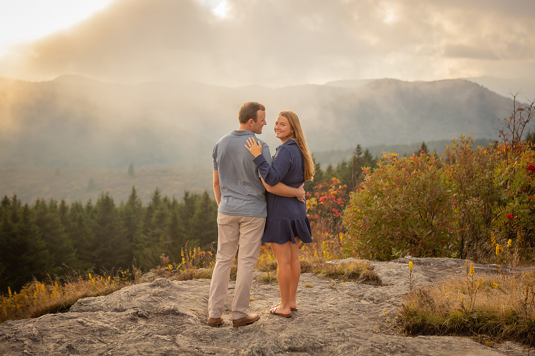 Black Balsam Engagement Photos | Asheville Photographer