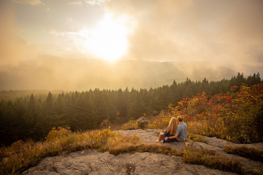 Black Balsam Engagement Photos | Asheville Photographer