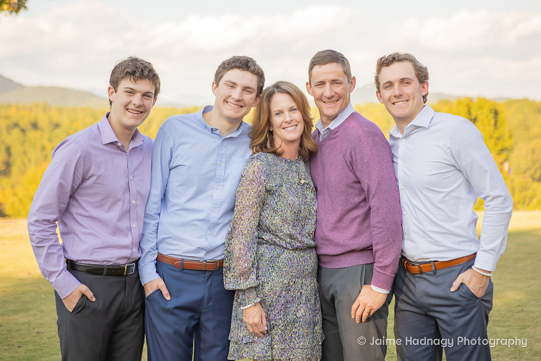 Outdoor Family Photos with Teenagers