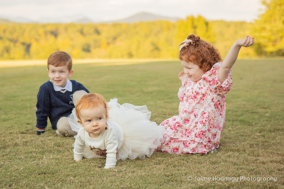 Natural Light Outdoor Family Photos | Asheville Photographer