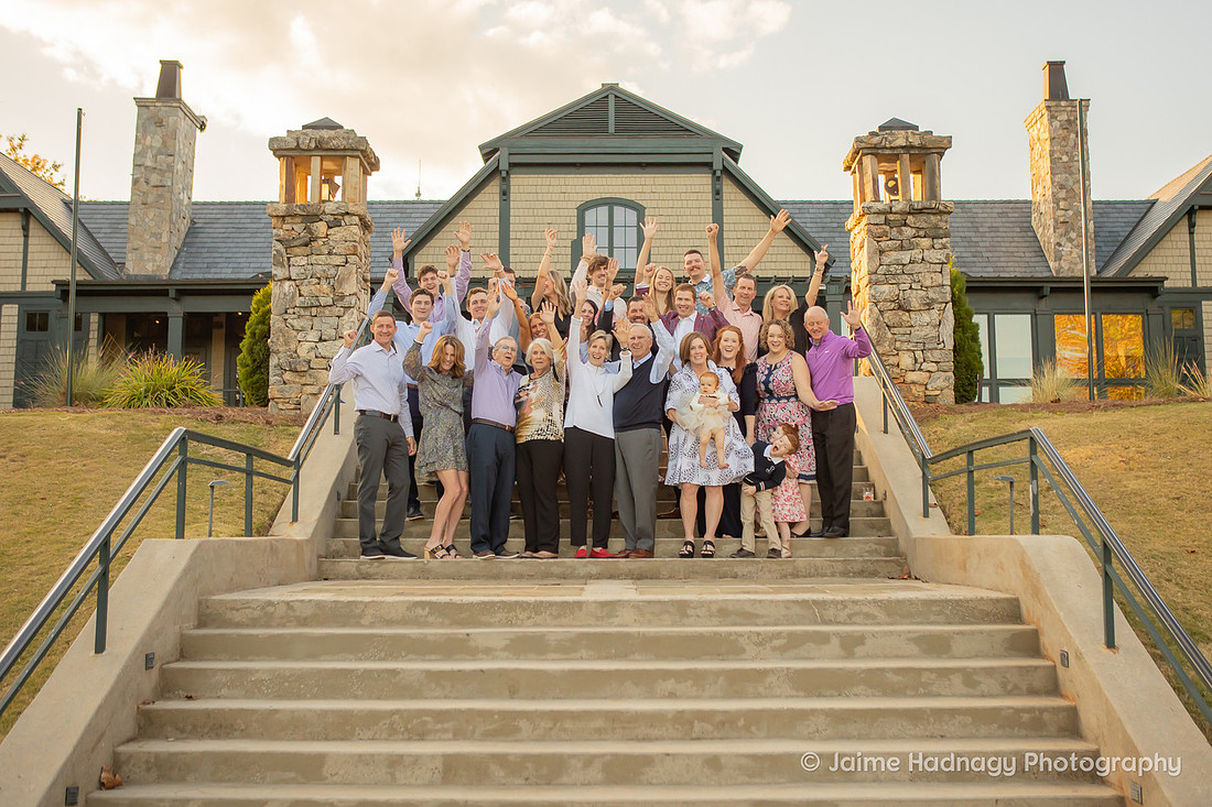 Large Group Family Portraits | Asheville Photographer
