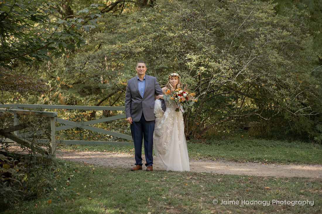 Wedding Photos from Botanical Gardens Asheville