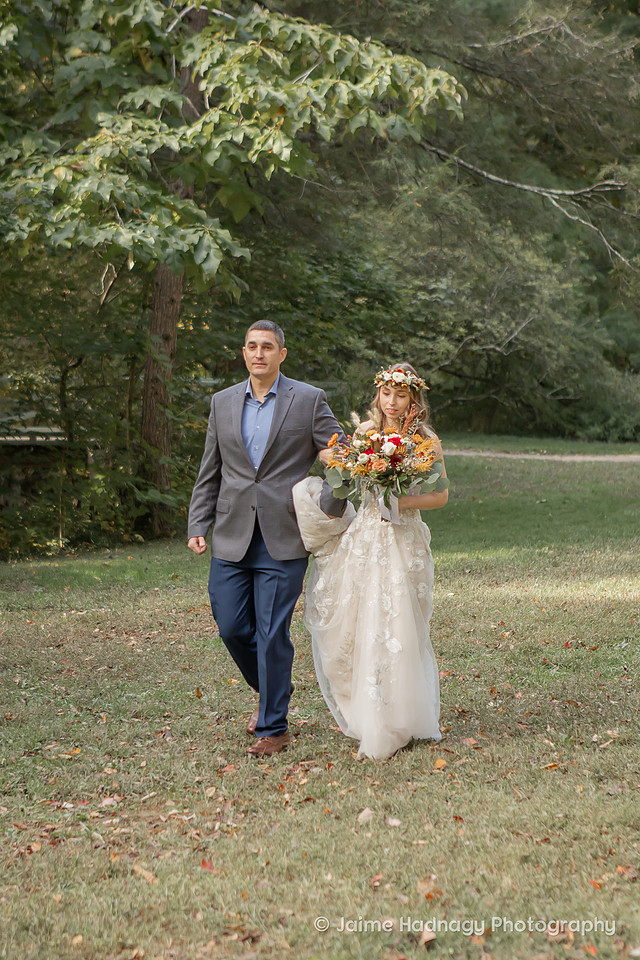 Wedding Photos from Botanical Gardens Asheville