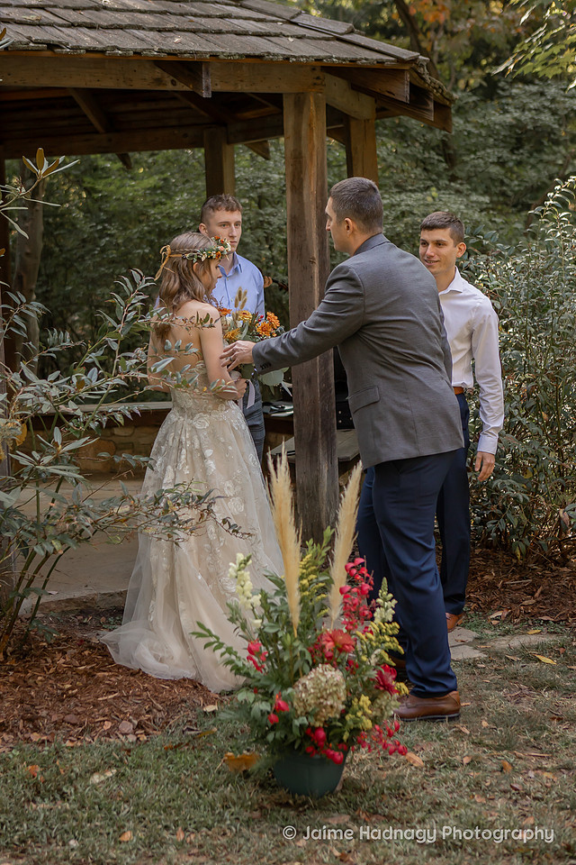Wedding Photos from Botanical Gardens Asheville