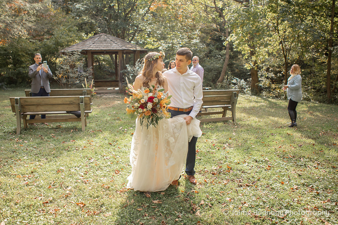 Wedding at Botanical Gardens Asheville | Elopement Photography