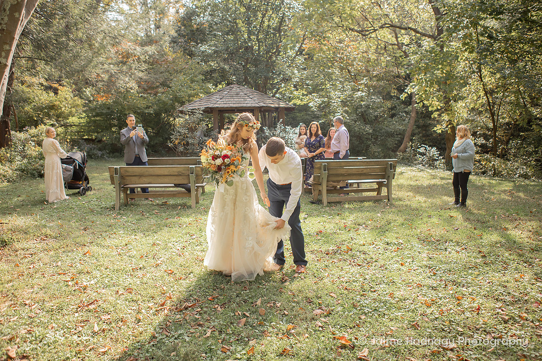 Wedding at Botanical Gardens Asheville | Elopement Photography