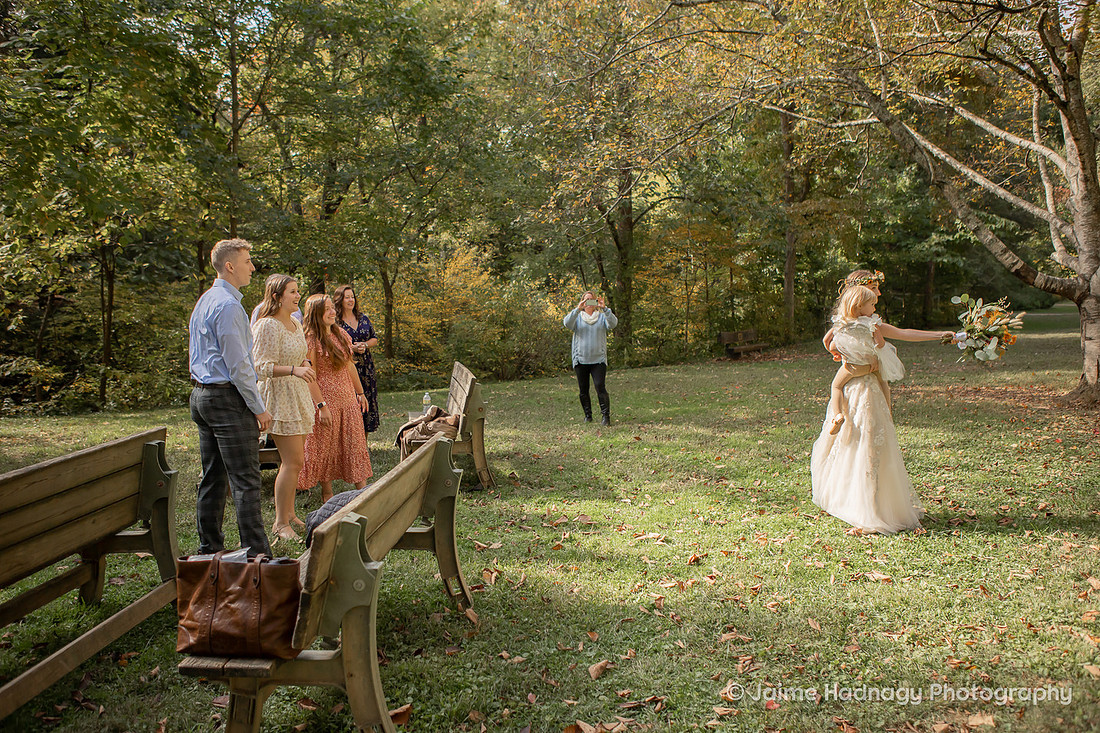 Wedding at Botanical Gardens Asheville | Elopement Photography