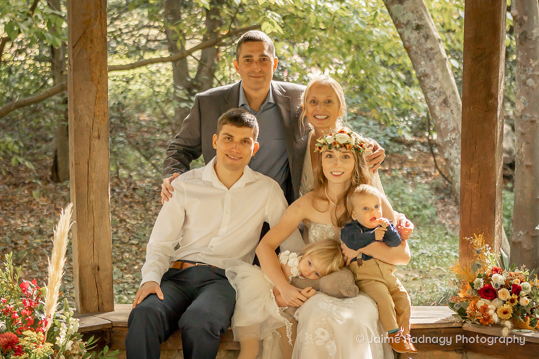 Fall Wedding at Botanical Gardens Asheville | Elopement Photographer