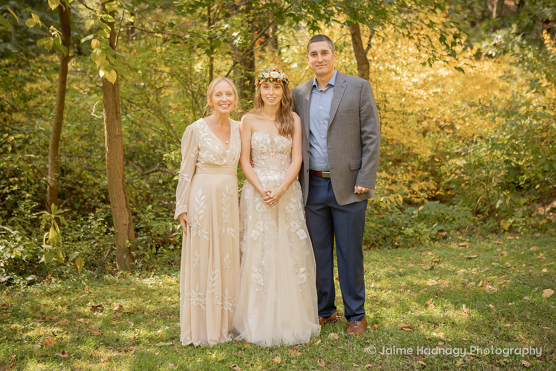 Outdoor Elopement at Botanical gardens Asheville
