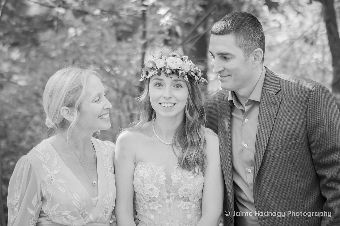 Outdoor Elopement at Botanical gardens Asheville