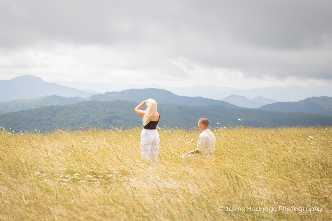 Surprise Proposal in the Mountains | Asheville Engagement Photographer