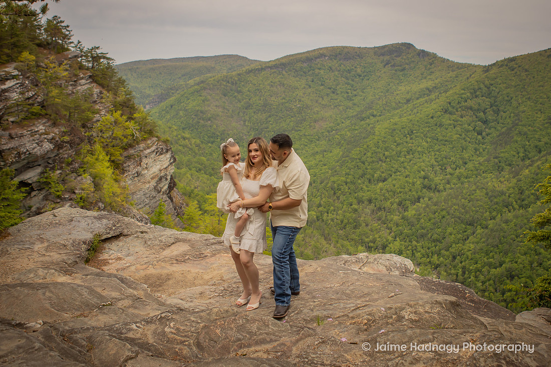 Romantic Proposal with Roses in the Mountains of Western NC | Asheville Photographer