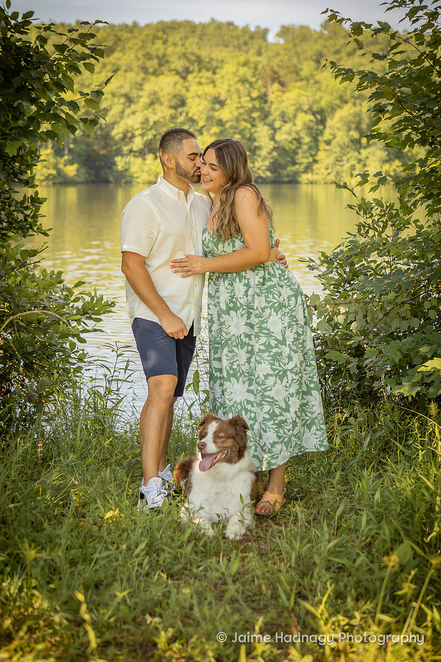 Engagement Photos with The Dog | Greenville Asheville Proposal Photographer