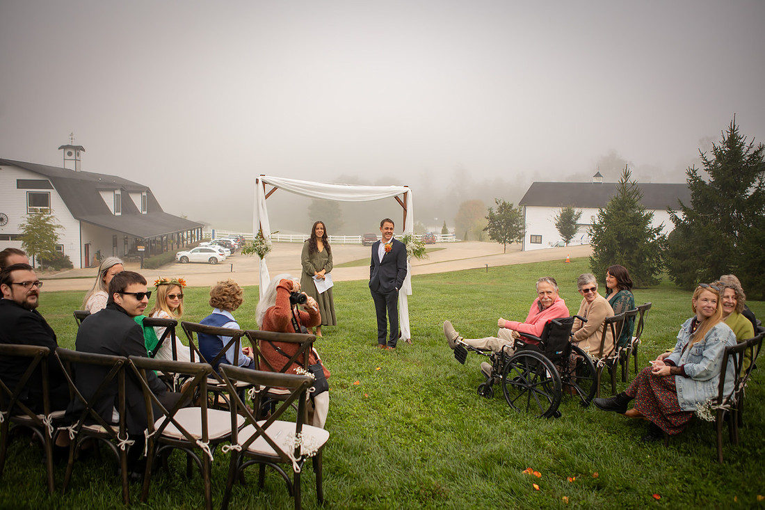 Wedding Photos with Dog | Hendersonville NC Wedding Photographer