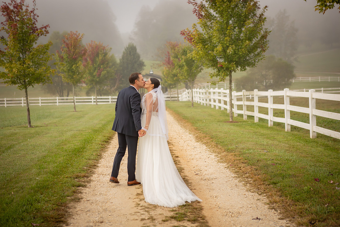Wedding Photography in the Fog | Asheville Wedding Photographer
