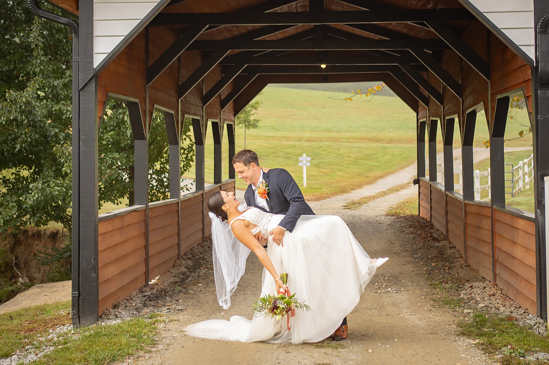 Bride and Groom Portraits | Asheville Wedding Photographer