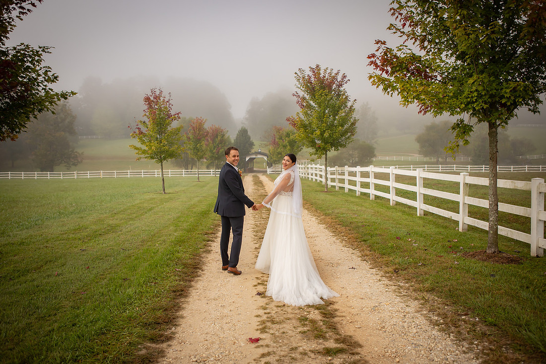 Wedding Photography in the Fog | Asheville Wedding Photographer