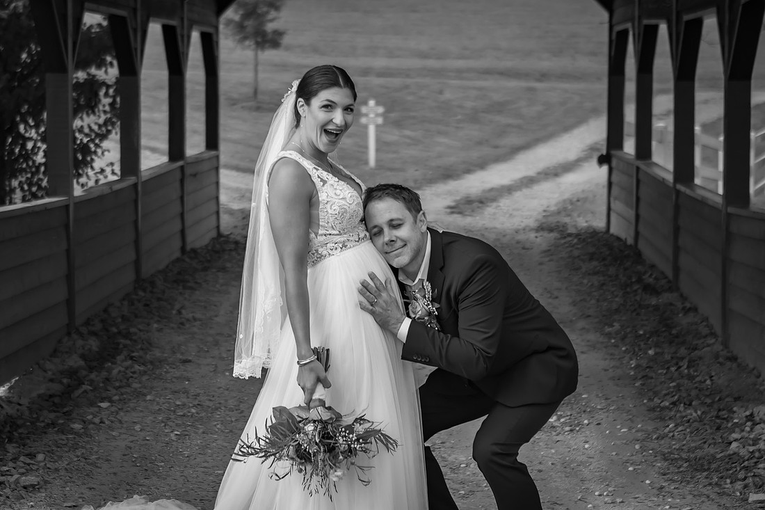 Bride and Groom Portraits | Asheville Wedding Photographer