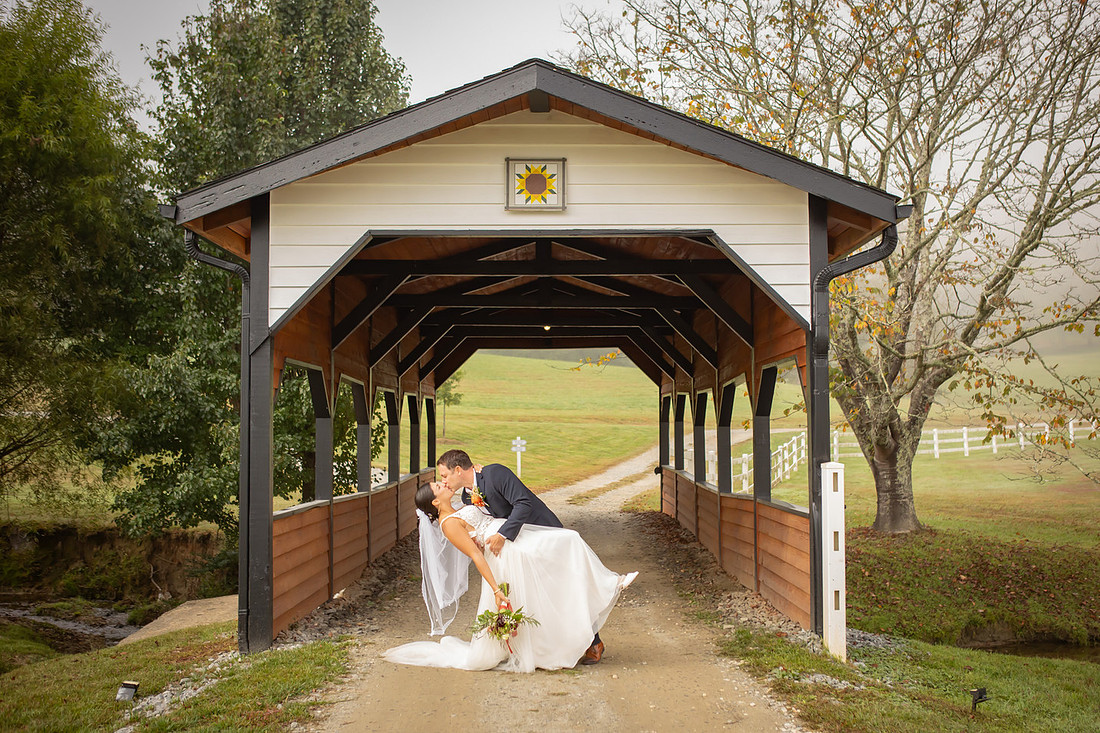Bride and Groom Portraits | Asheville Wedding Photographer